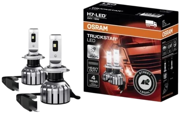Zestaw samochodowych żarówek LED Osram TruckstarLED H7 PX26d 16 W 24 V 2 szt (64215DWTS) (4062172384919) - obraz 3