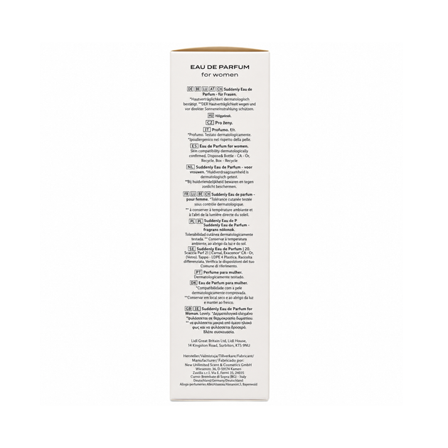Парфумована вода для жінок Suddenly Fragrances Lovely 75 мл - Фото 2 Парфумована вода для жінок Suddenly Fragrances Lovely 75 мл - зображення 2