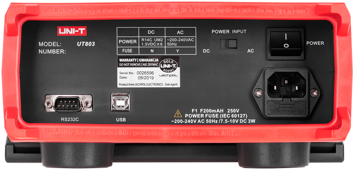 Лабораторний вимірювач UNI‑T UT803 (5901436740933) - зображення 4