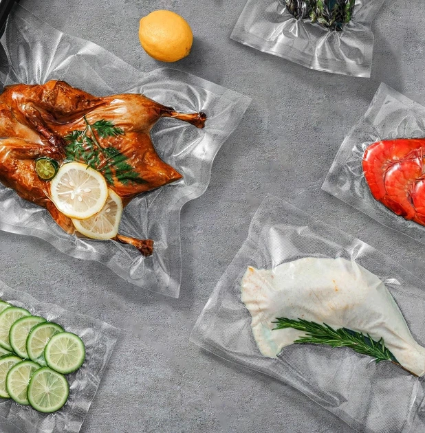 Пакети для вакууматора, комплект з 5ти рулонів, пакетів в рулонах для всіх типів вакуумних пакувальників. - зображення 2