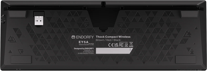 Klawiatura bezprzewodowa Endorfy Thock Compact Wireless Black (EY5G001) - obraz 2