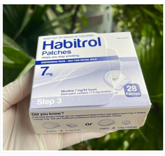 Никотиновый пластырь для снижения тяги к курению Habitrol 7 мг 28 шт Шаг 3 - изображение 4