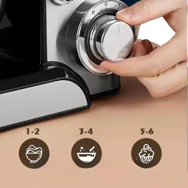 Планетарный миксер (тестомес) Top Kitchen TK00243, 6 л, 4200 Вт - изображение 3
