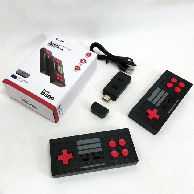 Приставка ігрова Mini Game Box D600 HDMI ігрова консоль, приставка 8 біт для дітей - зображення 2