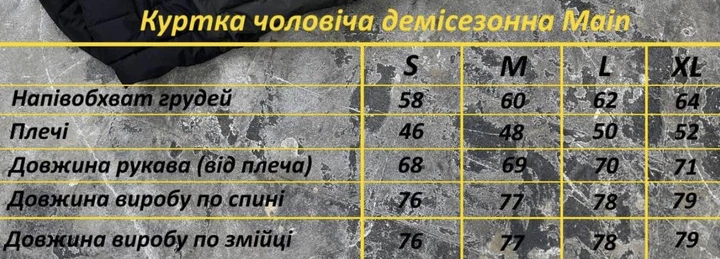 Чоловіча демісезонна куртка водостійка матова з утеплювачем та знімним капюшоном однотонна L Чорна - зображення 9