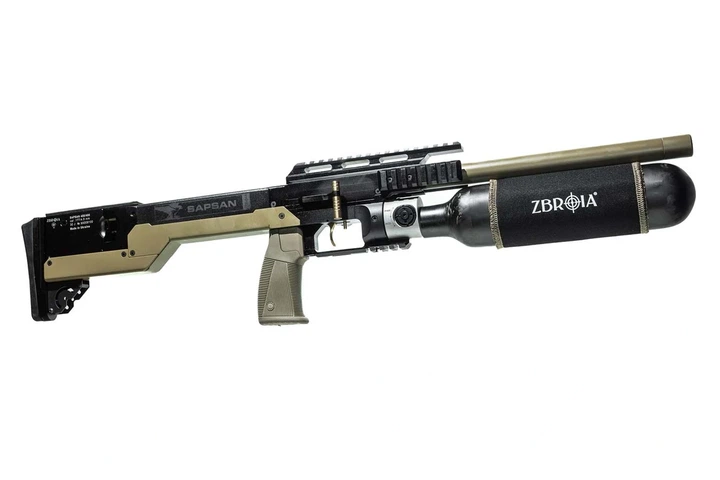Винтовка ZBROIA PCP Sapsan TACtical MC 450/480 4.5мм (койот / черный) - Фото 7 Винтовка ZBROIA PCP Sapsan TACtical MC 450/480 4.5мм (койот / черный) - изображение 7