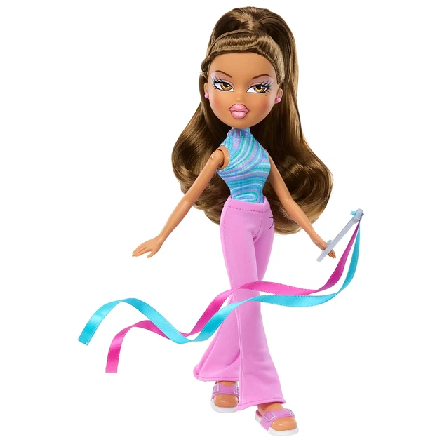 Игровой набор Лялька Bratz Play Sportz Гимнастка Ясмин 29 см Пластик Синий/Розовый - Фото 3 Игровой набор Лялька Bratz Play Sportz Гимнастка Ясмин 29 см Пластик Синий/Розовый - изображение 3