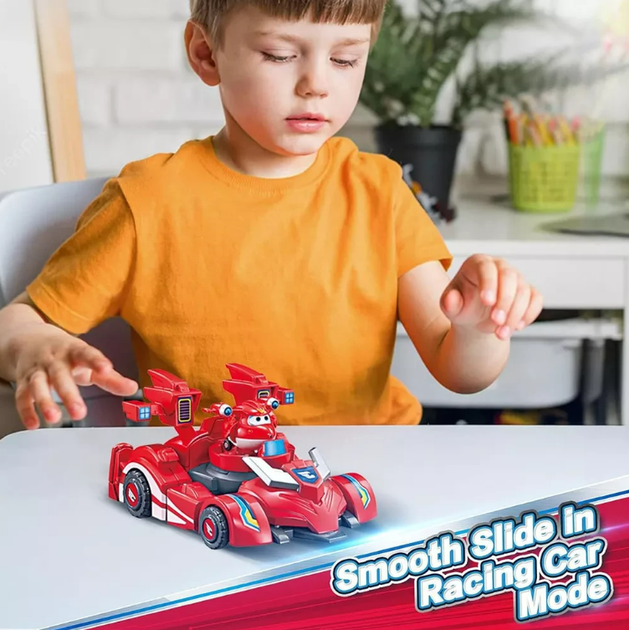 Игровой набор трансформер 2-in-1 Super Wings Super Robot Suit Jett Супер Крылья Джетт - изображение 8