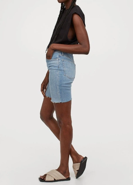 Шорти H&M 18317 Світлий блакитний 36 (1831) - Фото 3 Шорти H&M 18317 Світлий блакитний 36 (1831) - изображение 3