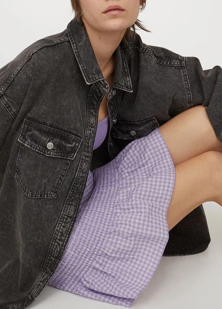Спідниця H&M 18339 Світлий фіолетовий S (0954) - зображення 2
