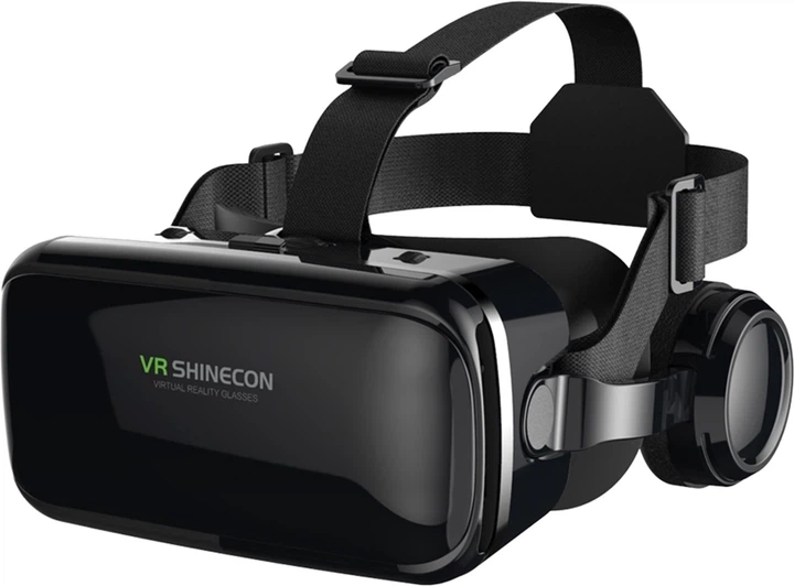 Окуляри-шолом віртуальної реальності Shinecon VR SC-G04E + Джойстик Shinecon B01SC (SC-G04E+SC-B01) - Фото 2 Окуляри-шолом віртуальної реальності Shinecon VR SC-G04E + Джойстик Shinecon B01SC (SC-G04E+SC-B01) - изображение 2