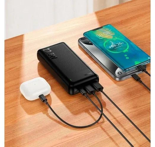 Павербанк HOCO J159A Essence 20000 mAh Black - Фото 6 Павербанк HOCO J159A Essence 20000 mAh Black - изображение 6