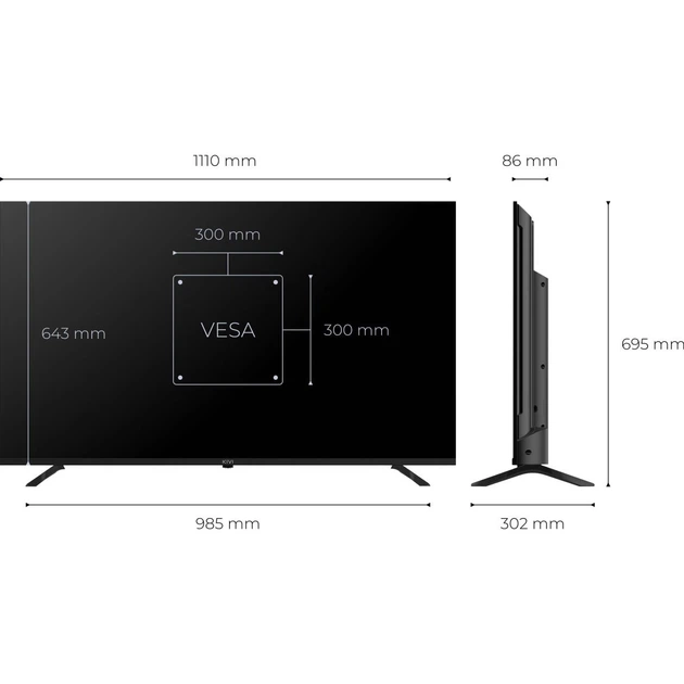 Телевизор Kivi U800KB 55" LCD 4K (55U800KB) [174544] - изображение 5