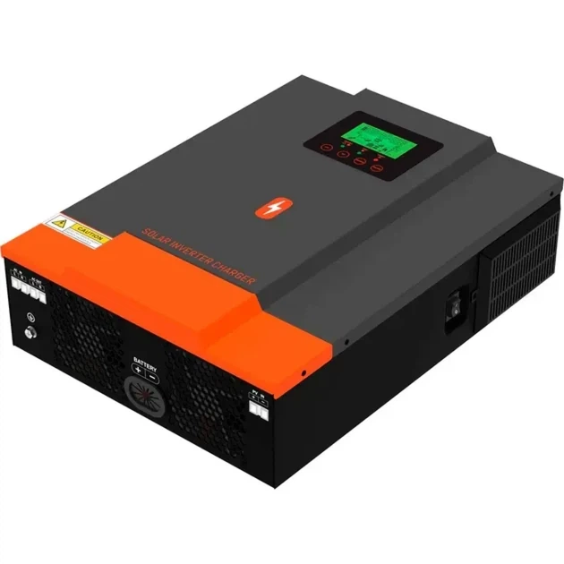 Гібридний сонячний інвертор PowMr POW-HVM3 2H-24V-N 3200 Вт 24 В з чистою синусоїдою та MPPT 30–400 В - зображення 2