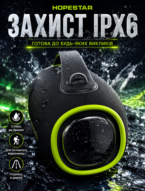 Портативная Bluetooth-колонка Hopestar для вечеринок с RGB-подсветкой и 400 Вт 30000 мАг и защита IPX6 - изображение 9