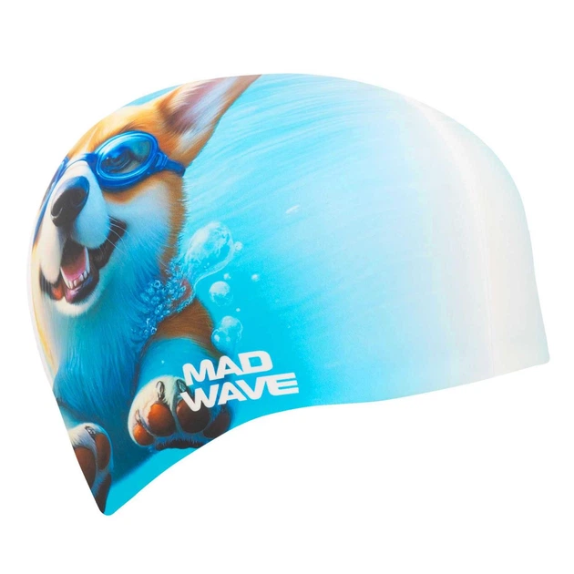Шапочка для плавания силиконовая взрослая Корги Mad Swim 055441 Multicolor - изображение 2