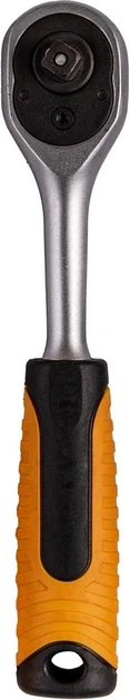 Набір інструментів MASTERTOOL PROFI ¼"&⅜"&½"&TORX 121 шт 4-13 мм 9-19 мм 20-32 мм Е8-Е20 CrV50BV30 протиударний кейс 78-5121 - зображення 10