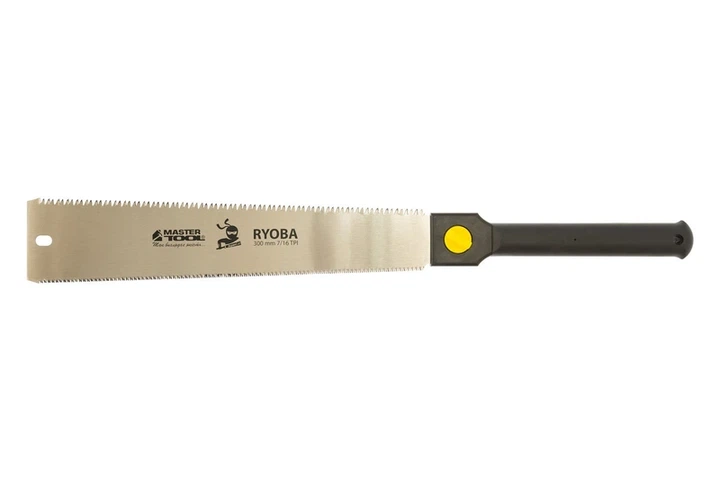 Ножівка столярна MASTERTOOL 7TPI/16TPI JAPAN CUT RYOBA 300 мм загартований зуб 3-D заточування 14-2714 - Фото 2 Ножівка столярна MASTERTOOL 7TPI/16TPI JAPAN CUT RYOBA 300 мм загартований зуб 3-D заточування 14-2714 - изображение 2