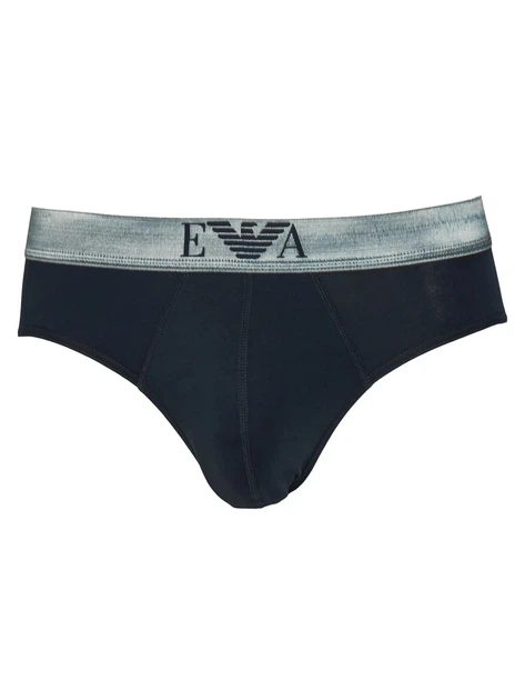 Чоловічі сліпи 3 шт. Emporio Armani XL Синій (EM000258-blu-or) - изображение 4