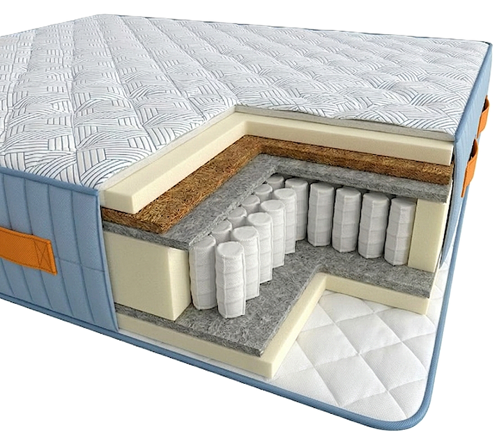 Матрас ортопедический Homefort «Odesa» 80х190 см Белый (34973258) - изображение 4