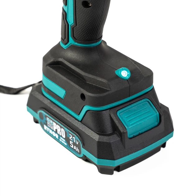 Шуруповерт аккумуляторный ударный Rynor MS10 PRO (21V, 5Ah) с металлическим патроном 10 мм и двумя АКБ - изображение 6
