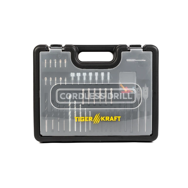 Бесщеточный ударный аккумуляторный шуруповерт TigerKraft GX13 PRO (21V, 5Ah) с патроном 13 мм и набором насадок - Фото 11 Бесщеточный ударный аккумуляторный шуруповерт TigerKraft GX13 PRO (21V, 5Ah) с патроном 13 мм и набором насадок - изображение 11