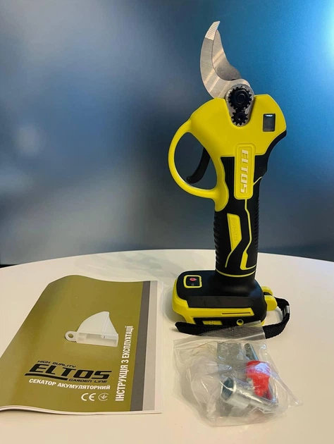 Секатор аккумуляторный ELTOS CA-30F/1 20В 25 мм без аккумулятора и зарядного устройства - изображение 3