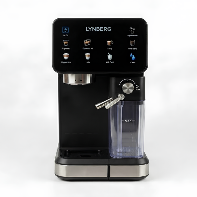 Автоматическая кофемашина Lynberg Cafe Lux 20K LB5803 с капучинатором, 3000 Вт - изображение 2