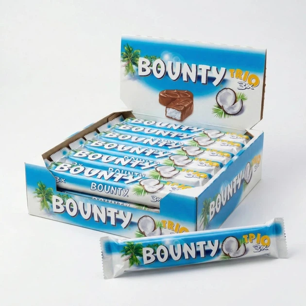 Батончики Bounty Trio упаковка 21 шт x 85 г - изображение 3