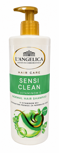 Шампунь для нормального волосся L’Angelica Sensi Clean з вітаміном Е та провітаміном B5, 500 мл - зображення 2