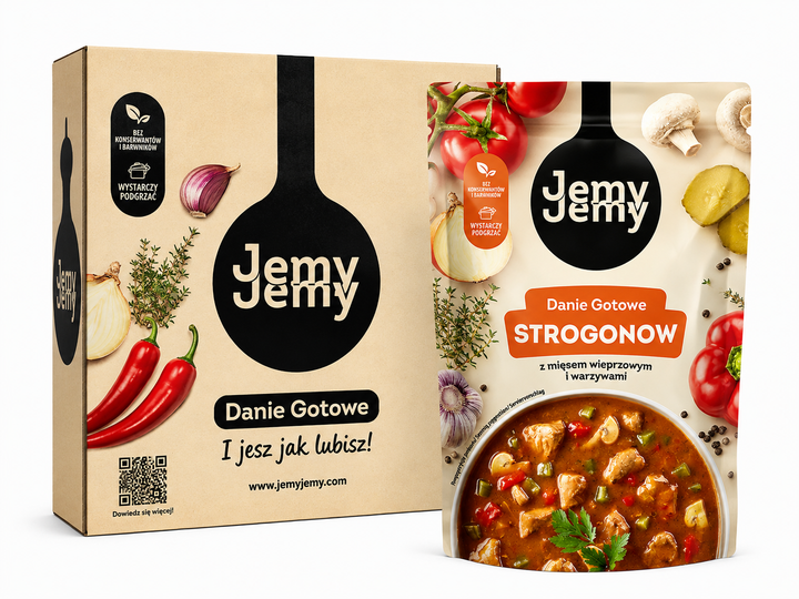 Упаковка Строганов JEMY JEMY зі свининою та овочами 6х360 г.(A-01-002-PU-pak) - Фото 1 Упаковка Строганов JEMY JEMY зі свининою та овочами 6х360 г.(A-01-002-PU-pak) - изображение 1