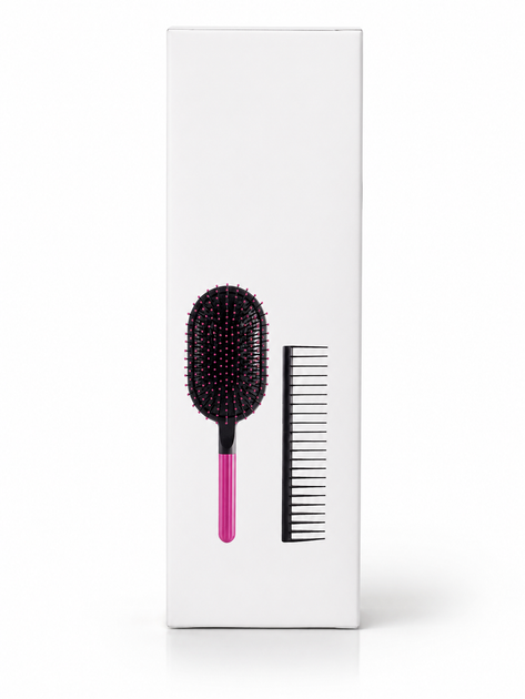 Airbag Comb 2in1 - массажная щетка для волос с гребешком, Женская расческа - изображение 2