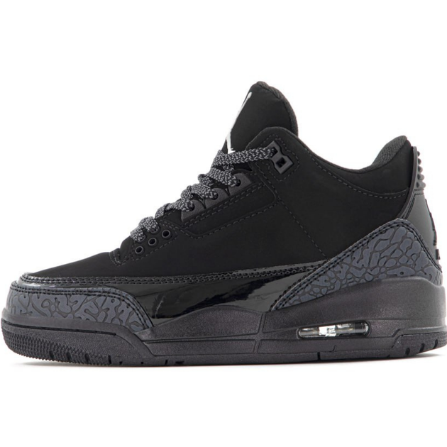 Кросівки чоловічі та жіночі Ni air Jord 3 Black/ кросівки Най Джор 3 чорні високі 39 - Фото 1 Кросівки чоловічі та жіночі Ni air Jord 3 Black/ кросівки Най Джор 3 чорні високі 39 - зображення 1