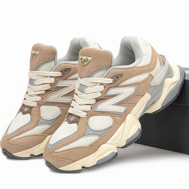 Кроссовки женские и мужские N Bal 9060 Beige / Нью Беланс 9060 бежевые 40 - Фото 1 Кроссовки женские и мужские N Bal 9060 Beige / Нью Беланс 9060 бежевые 40 - изображение 1