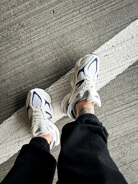 Кроссовки мужские и женские N Bal 9060 White Navy / Нью Беланс 9060 белые с синим 36 - изображение 7