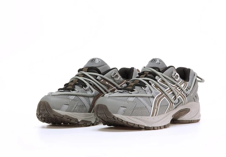 Кроссовки мужские и женские Asi Gel-Kahana Tr v2 Grey Brown / Аси гель кахана серые коричневые 40 - Фото 4 Кроссовки мужские и женские Asi Gel-Kahana Tr v2 Grey Brown / Аси гель кахана серые коричневые 40 - изображение 4
