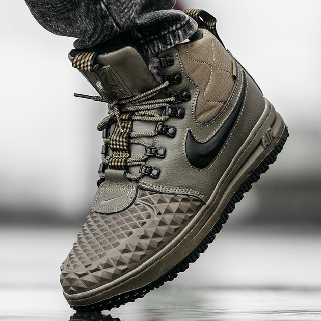 Кроссовки зимние мужские Ni Lunar 1 Duckboot 17 Green мех / Най Лунар Дакбут зеленые с мехом 44 - Фото 1 Кроссовки зимние мужские Ni Lunar 1 Duckboot 17 Green мех / Най Лунар Дакбут зеленые с мехом 44 - изображение 1