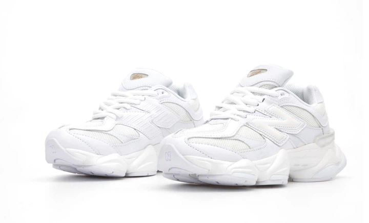 Кроссовки женские и мужские N Bal 9060 Triple White / Нью Беланс 9060 белые 44 - Фото 2 Кроссовки женские и мужские N Bal 9060 Triple White / Нью Беланс 9060 белые 44 - изображение 2