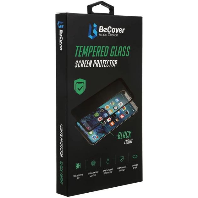 Стекло защитное BeCover Samsung Galaxy A23 SM-A235 Black (707355) - изображение 3