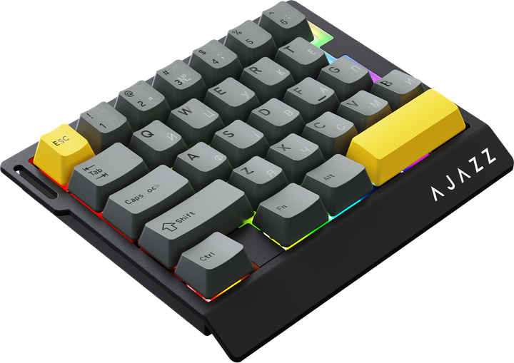 Клавиатура проводная Ajazz AK029 Ice Island Magnetic Switch USB Black/Yellow (AK029-I-BY) - Фото 5 Клавиатура проводная Ajazz AK029 Ice Island Magnetic Switch USB Black/Yellow (AK029-I-BY) - изображение 5