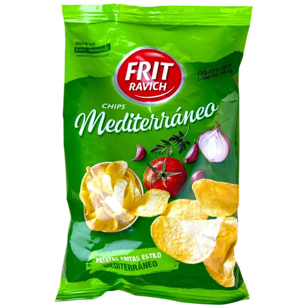 Чипси картопляні FRIT RAVICH Середземноморські И061 38г - Фото 1 Чипси картопляні FRIT RAVICH Середземноморські И061 38г - изображение 1