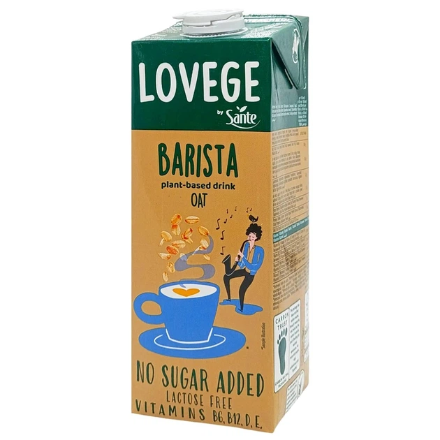 Молоко з вівсянки Barista Санте 1 л И289 - Фото 1 Молоко з вівсянки Barista Санте 1 л И289 - изображение 1