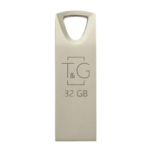 USB флеш накопитель T&G 32GB 117 Classic серебристый металлический корпус - Фото 2 USB флеш накопитель T&G 32GB 117 Classic серебристый металлический корпус - изображение 2