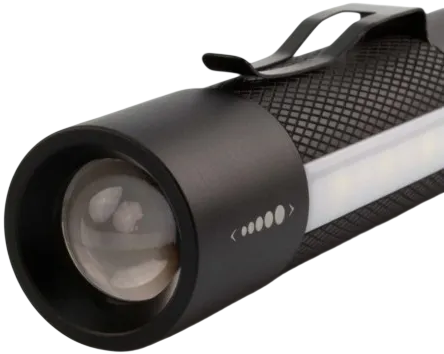 Latarka kieszonkowa Ansmann IP54 LED 3 W 180 lm Czarno-biała 1600-0137 (4013674093564) - obraz 8