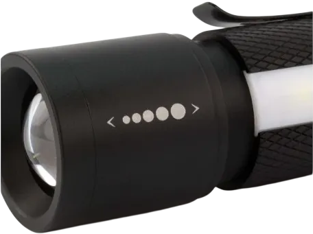 Latarka kieszonkowa Ansmann IP54 LED 3 W 180 lm Czarno-biała 1600-0137 (4013674093564) - obraz 9