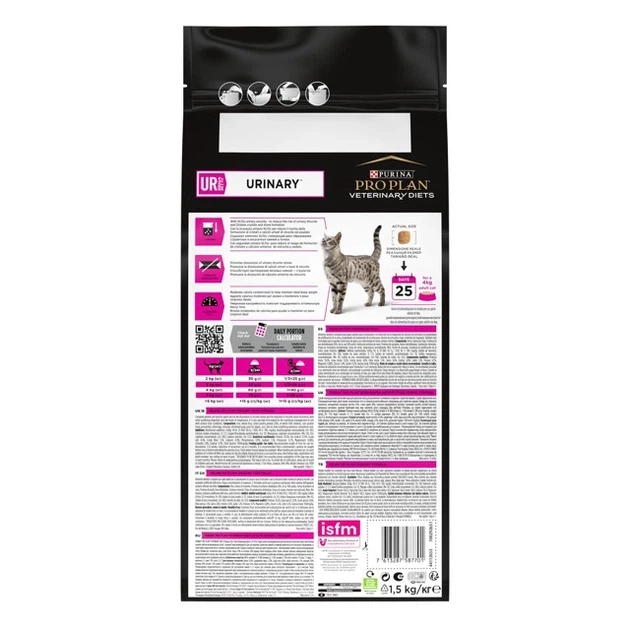 Лікувальний корм Purina Pro Plan Veterinary Diets Veterinary Diets UR Urinary дієта для лікування сечовивідних шляхів у дорослих котів 1.5 кг - Фото 2 Лікувальний корм Purina Pro Plan Veterinary Diets Veterinary Diets UR Urinary дієта для лікування сечовивідних шляхів у дорослих котів 1.5 кг - изображение 2