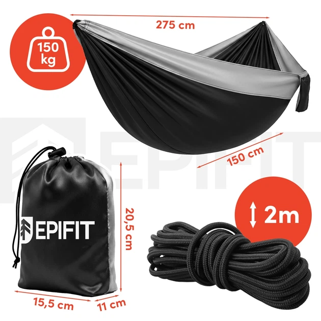 Одномісний гамак EPIFIT CALM275 114259 275×150см - изображение 2