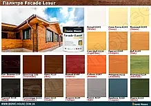 Краска для дерева PROFI-FACADE LASUR tung oil 10 л. - изображение 2