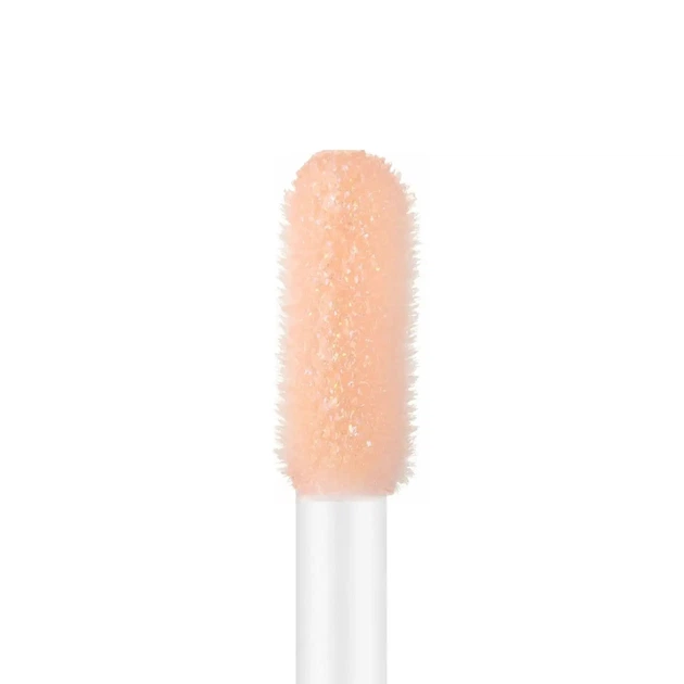 Блиск для губ глянцевий TopFace PT207 Focus Point Perfect Gleam Lipgloss №104 Прозорий з бежево-рожевим шимеро - изображение 3