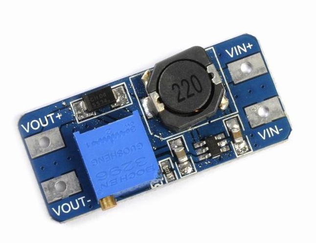 Перетворювач MT3608 2A DC-DC підвищувальний Модуль Живлення - Фото 3 Перетворювач MT3608 2A DC-DC підвищувальний Модуль Живлення - зображення 3